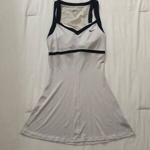 Nike White and Black Athletic Dress